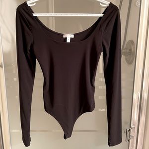 XS Black Bodysuit